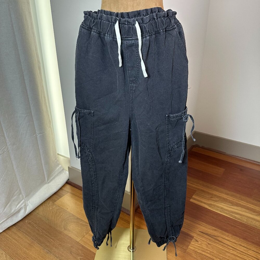 Grey Jean Joggers